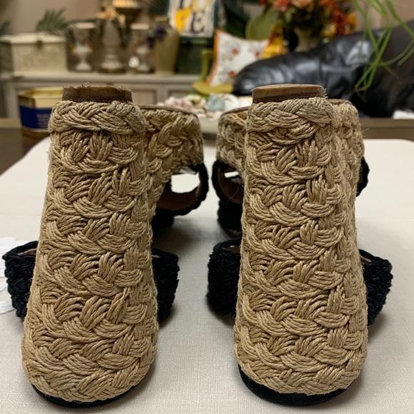 Stuart Weitzman Alexlo Espadrille Platform Wedge Sandals Size 8 M - Picture 14 of 16